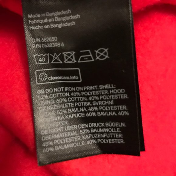 NWOT Justin Bieber world tour cropped hoodie - Picture 6 of 6